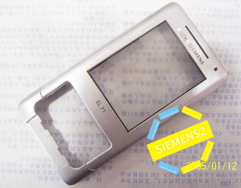 原装明基西门子手机外壳 BENQ SIEMENS EL71前壳 面板 带镜面