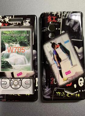适用索爱SONY ERICSSON W705 W715c水晶壳 卡通彩壳 外壳保护硬套