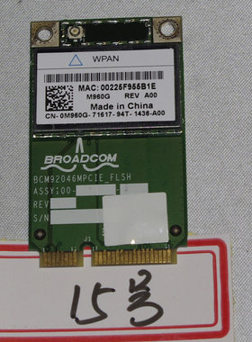 原装拆机DELL Latitude E5400 Studio 1435记本蓝牙模块BCM92046