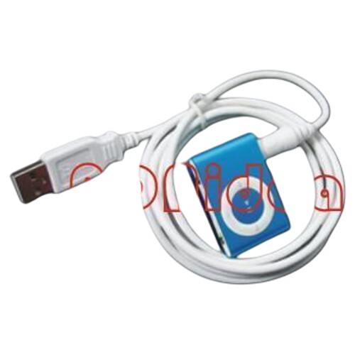 PDAiDEA品牌 适用苹果APPLE iPod shuffle MP3 USB充电同步数据线