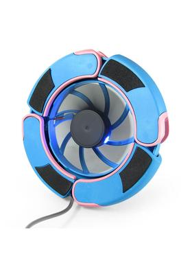 IWO/爱我 透明 风火轮 折叠式 笔记本散热器 USB风扇 散热器