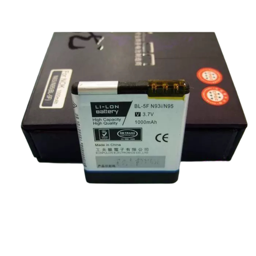 工夫龙品牌 诺基亚NOKIA E65 N93i N95 N96电池 BL-5F 1000毫安