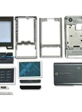 原装索尼爱立信SONY ERICSSON T715手机外壳 件数如图 蓝色