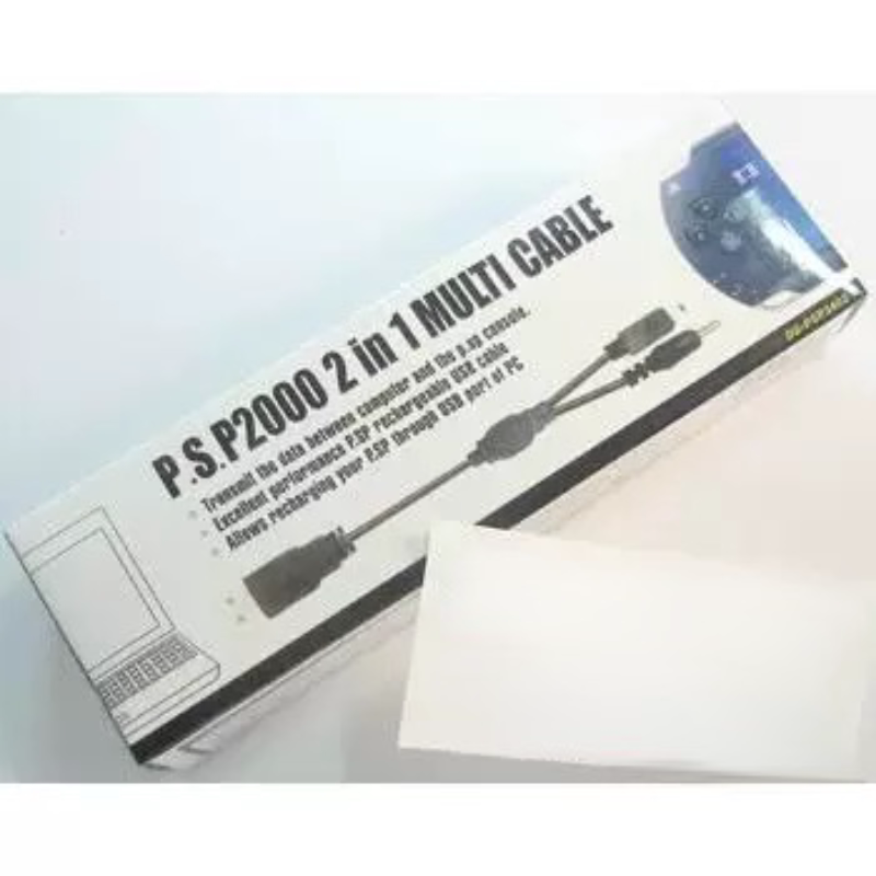 适用索尼SONY PSP-2000 USB端充电数据线 多功能线