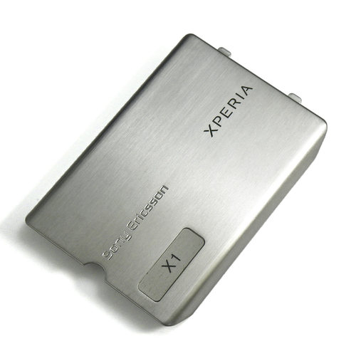 原装索尼爱立信手机外壳 SONY ERICSSON X1后盖 原配电池门 银色