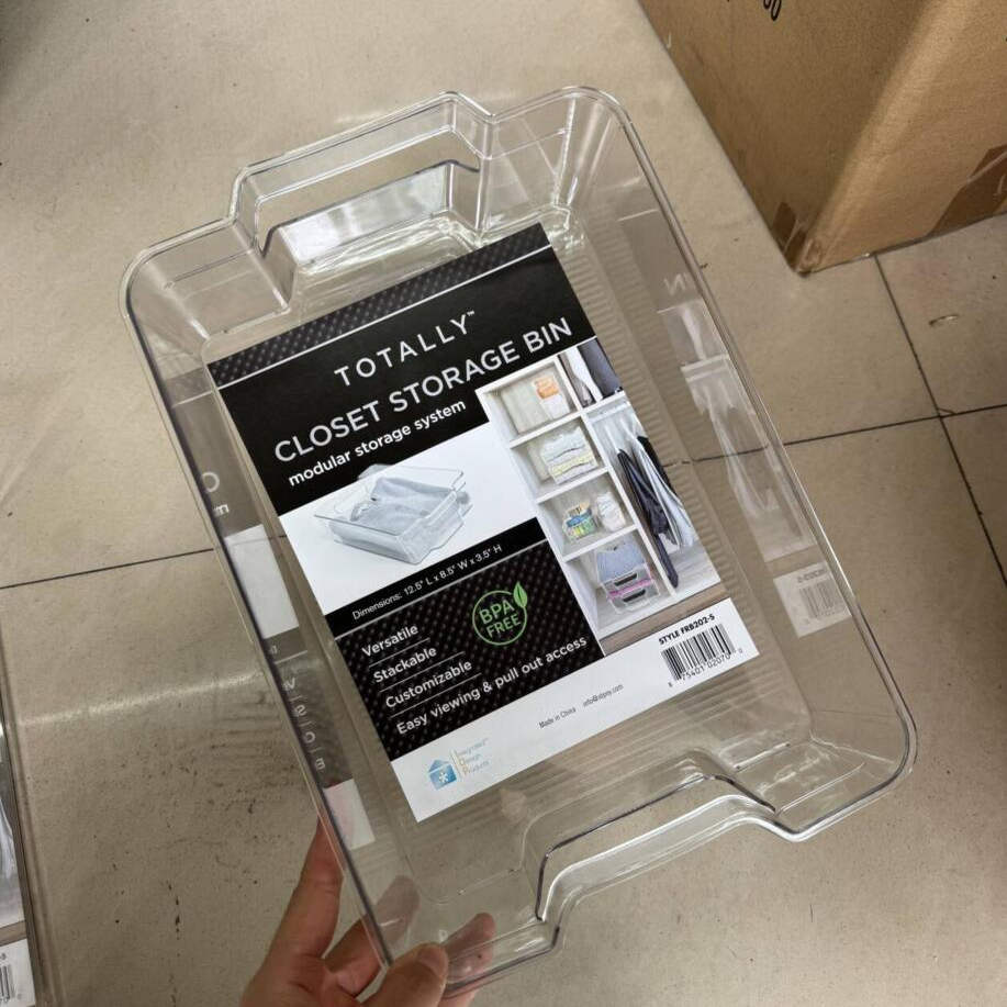 Totally家用透明款收纳盒收纳筐