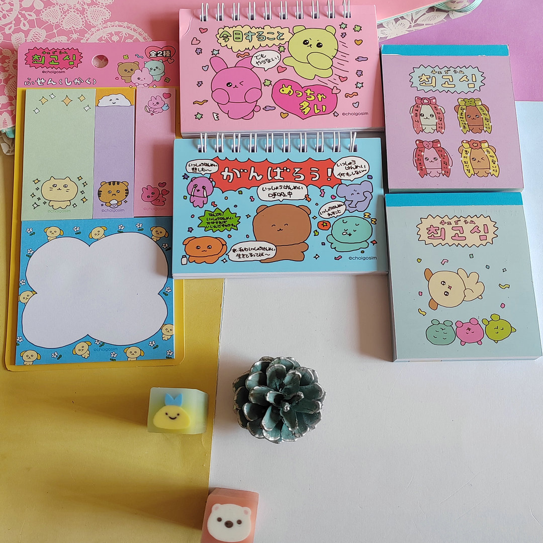 出日本原单限定人气品牌choigosim崔高兴便条本N次贴微瑕特价