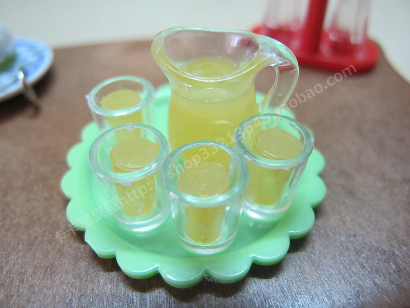 森家配件橙汁套装透明水杯