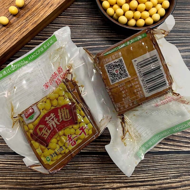 安徽金菜地马鞍山特产茶干即食香干手撕干子饭店配菜干子正宗110g
