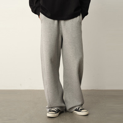 Vavu纯色太空棉弯刀卫裤