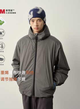 Vavu3M新雪丽连帽棉服特氟龙防泼水保暖外套石墨烯内里通勤棉衣冬