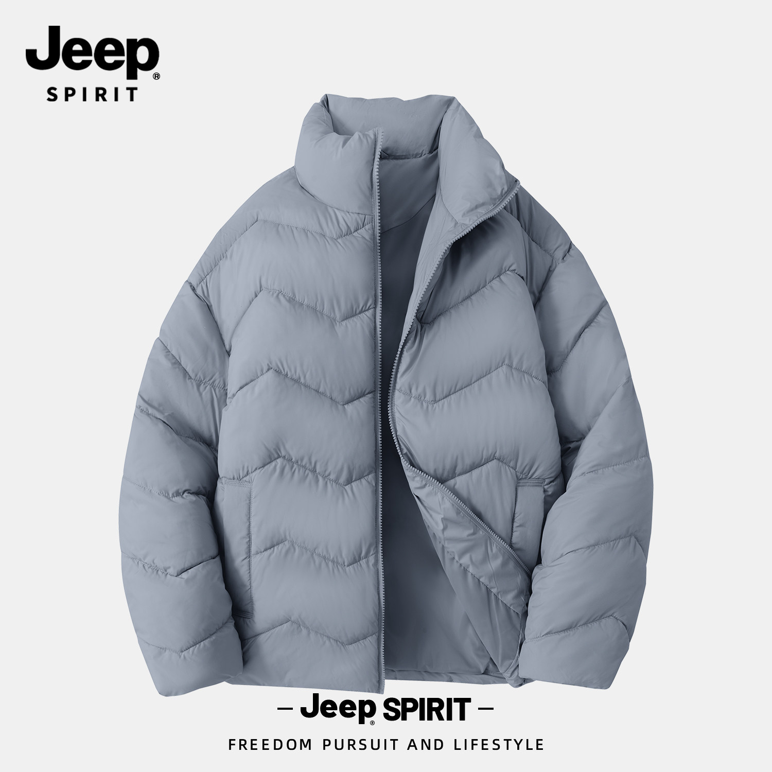 JEEP吉普排骨棉服男款冬季保暖