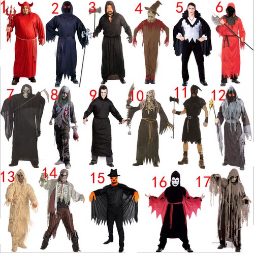 万圣节服装成人鬼屋酒吧丧尸服