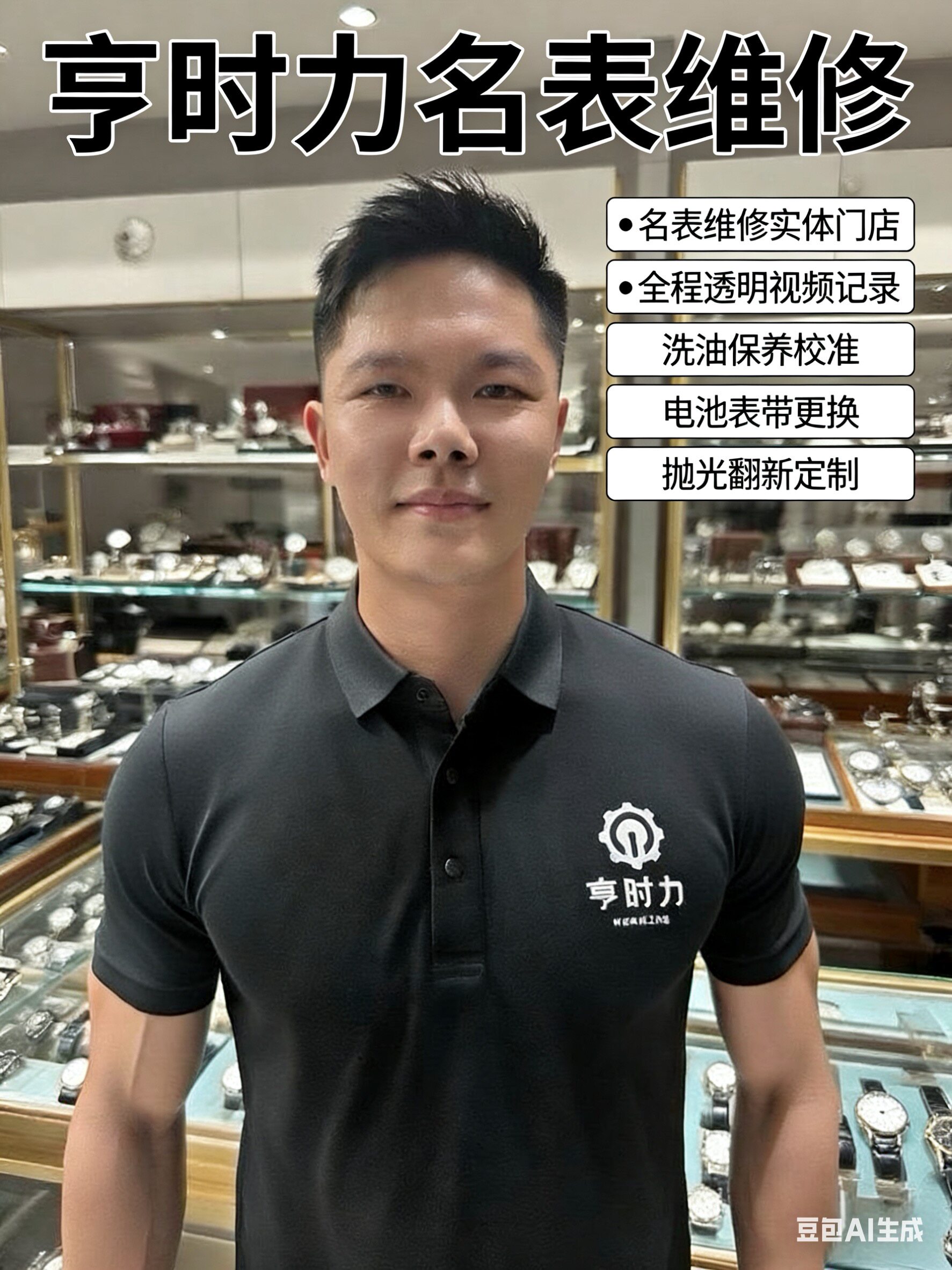 亨时力名表维修保养机械表寄修图片