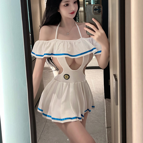 新款性感纯欲姐姐裙清纯可爱水手服日系JK角色COS校园约会超短裙