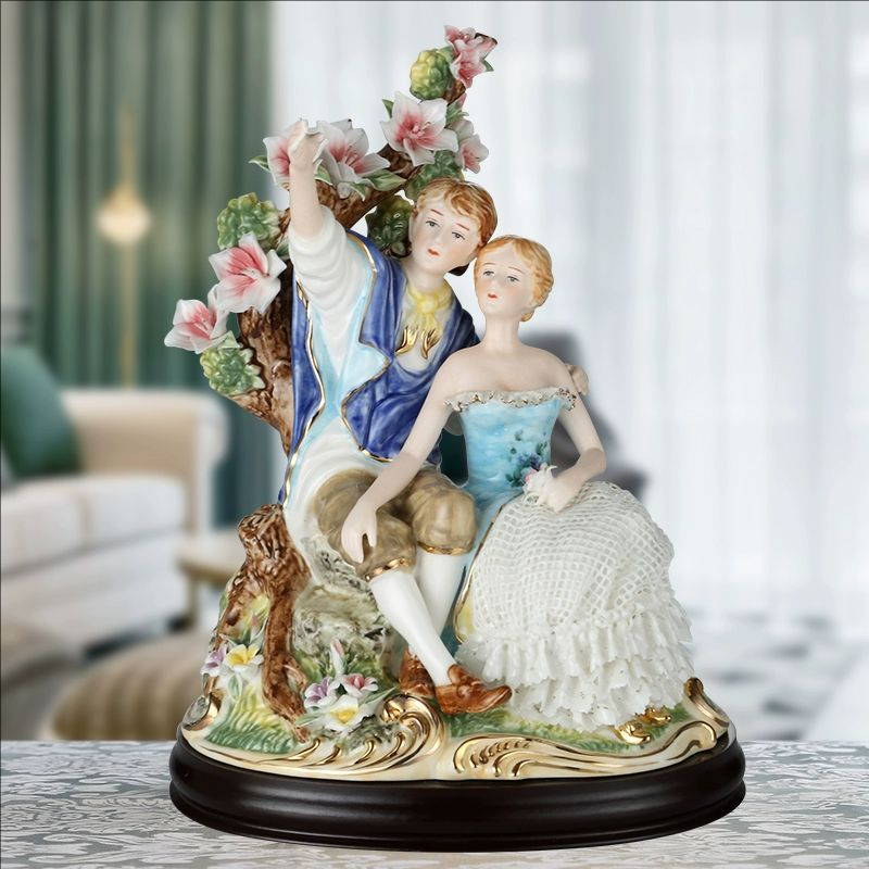 陶瓷偶摆件欧式高档结婚礼品