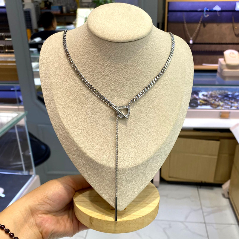 时尚设计师款项链合金镀金女