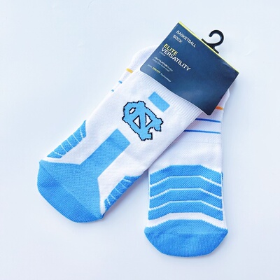 特价NCAA北卡大学男子美式篮球袜高筒实战精英袜毛巾加厚底运动袜