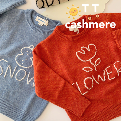 100%山羊绒羊绒衫手工可爱