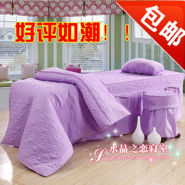 Vẻ đẹp trải giường là lõi chăn bằng vẻ đẹp trái tim bởi lõi bông massage lót 110 * 170 và 120 * 180