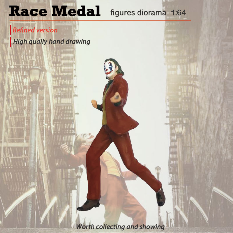 电影比例小丑角色人物模型