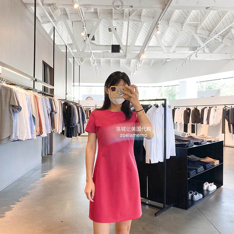 TheoryGOODWOOL圆领短袖裙羊毛图片