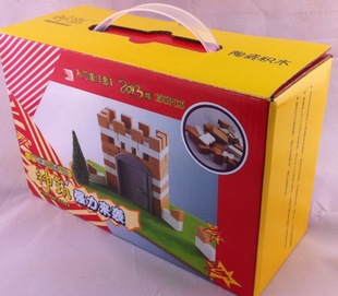 包邮神筑真实砖瓦陶瓷粘土积木初级版迷你diy小屋可反复150粒