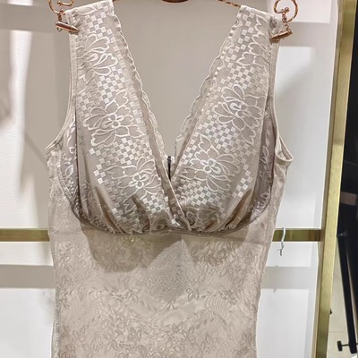 正品香籁8417超薄无痕背心分体塑身上衣桑蚕丝内衣收腰收腹塑身衣