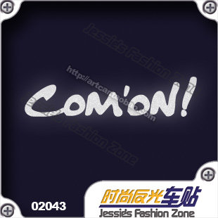 汽车贴纸 020 43 come on com'on! 反光 车贴 - 封面