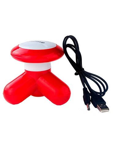 Универсальный маленький портативный треугольный массажер для всего тела, вибрация