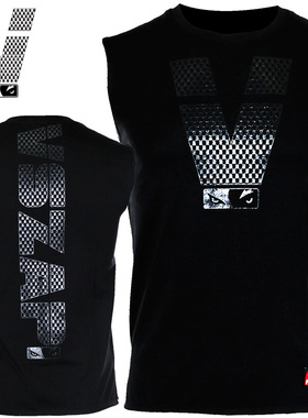 VSZAP健身MMA无袖T恤运动搏击散打训练吸汗弹力背心格斗UFC泰拳男