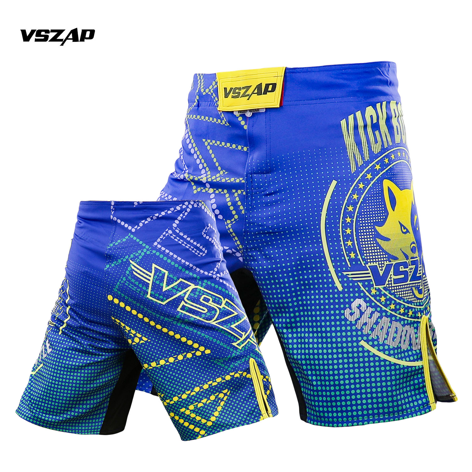 VSZAP搏击短裤弹力速干MMA格斗男