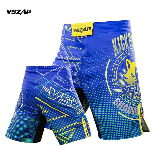 VSZAP搏击短裤弹力速干MMA格斗男
