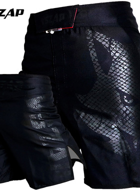 VSZAP健身运动短裤MMA泰拳击综合格斗出场训练UFC散打搏击比赛男