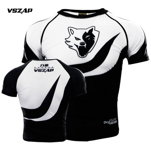 VSZAPMMA紧身柔术压缩速干短袖