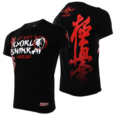 VSZAP极真会空手道运动男MMA短袖