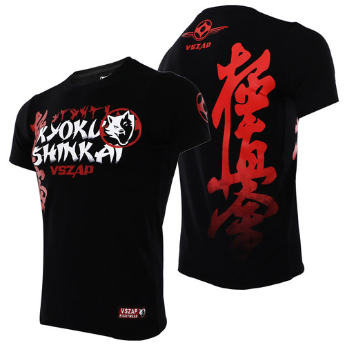 VSZAP极真会空手道运动男MMA短袖