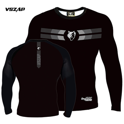 VSZAP柔术紧身衣速干防磨衣长袖
