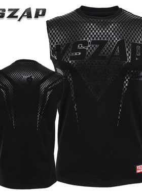 VSZAP SHARP无袖背心T恤MMA格斗泰拳搏击健身武林衣服肌肉运动男