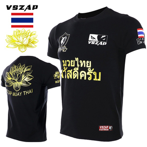 VSZAP莲花MMA纯棉格斗搏击短袖男