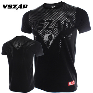 VSZAP T恤格斗MMA搏击健身衣服武林风运动肌肉泰拳 Sharp锋利短袖