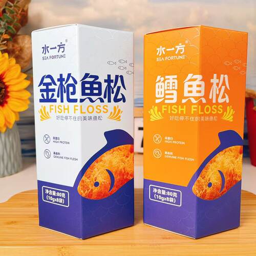 水一方鳕鱼松金枪鱼松即食拌粥饭