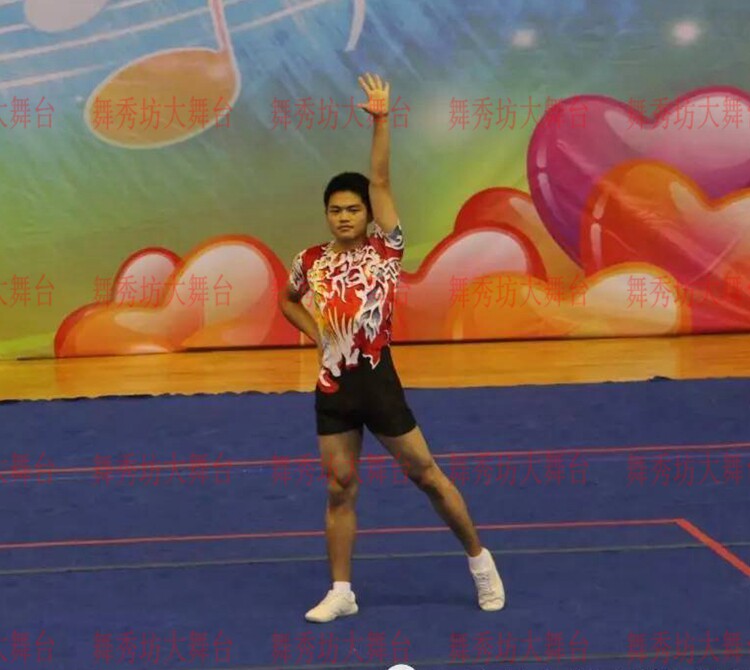 成人竞技体操服 艺考体操比赛服男款