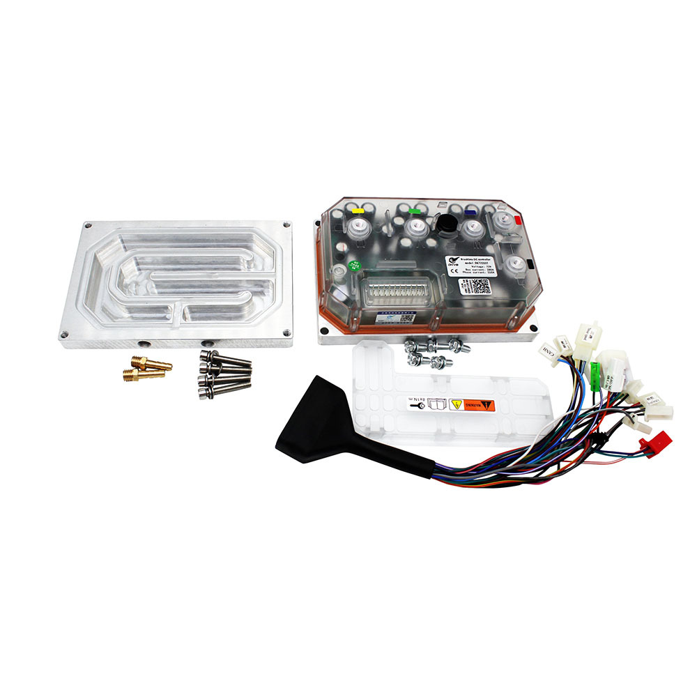 DKYS顶阔电动车电摩DK72550T水冷板FOC电机控制器弱磁72V280A外贸