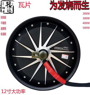 豫玛平衡12寸满盘瓦片电摩电动车电机2000W3000W5000W