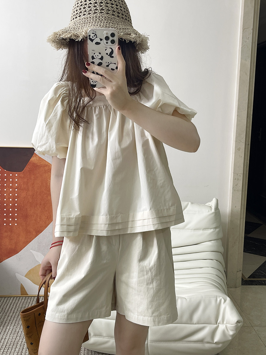 中腰通勤百搭短裤纯色短裤