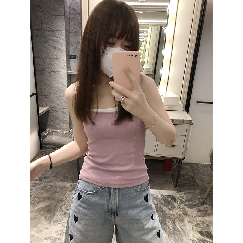 吊带韩版修身显瘦背心