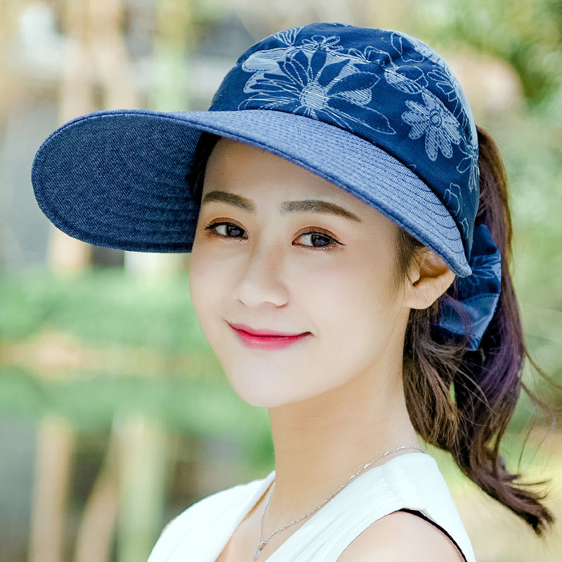 帽子女夏天遮阳帽户外出游沙滩