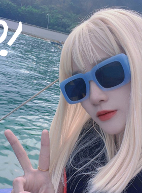 太阳眼镜大方框男女ins时尚