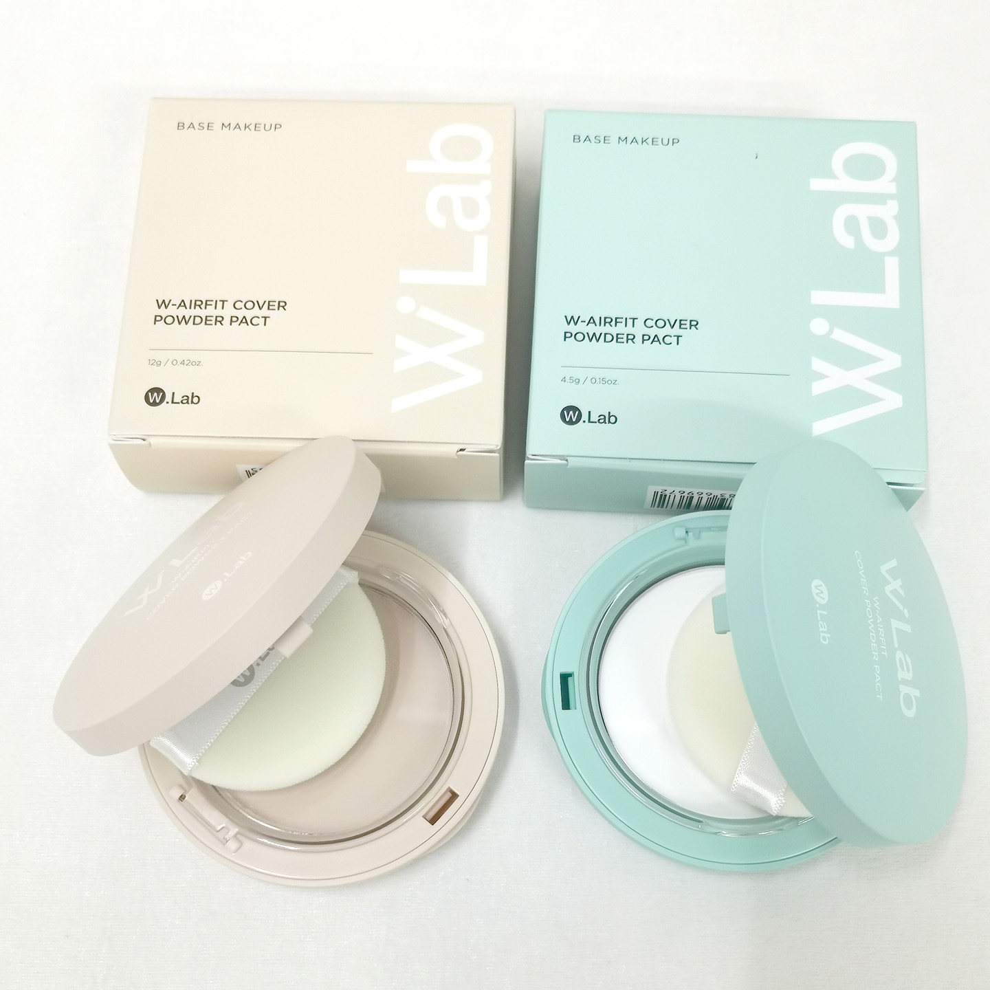 wlab丝柔裸妆定妆控油粉饼韩国